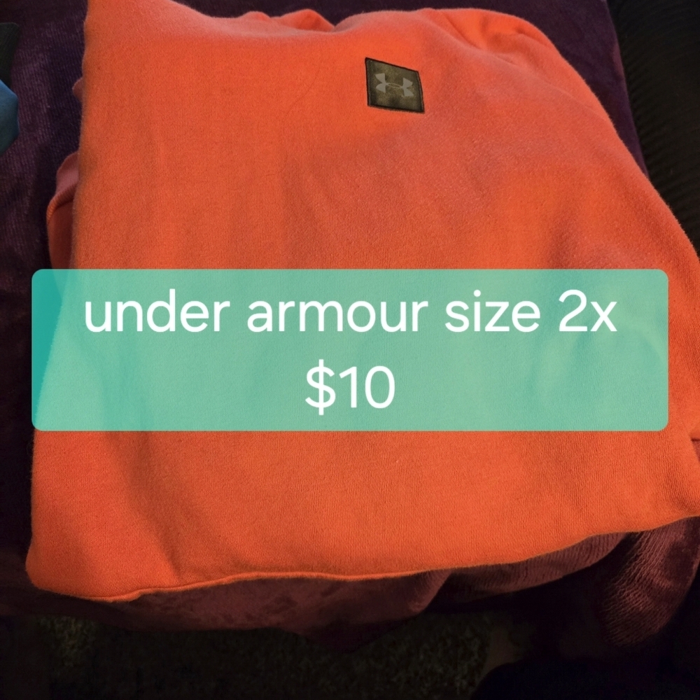Under Armour Vibrant Orange Pullover
